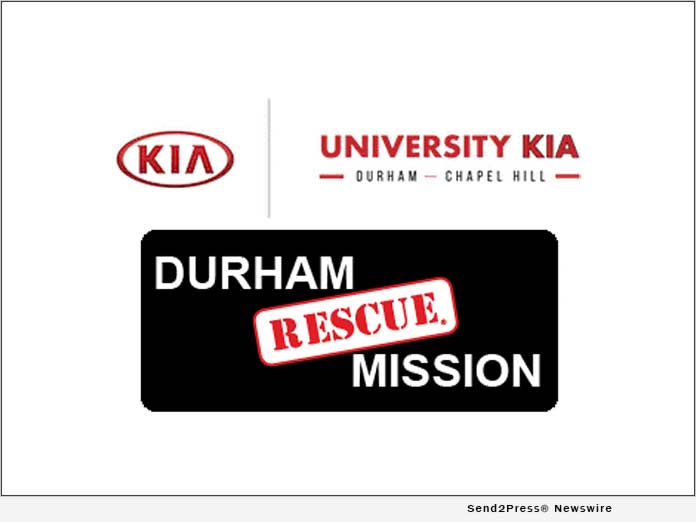 University Kia Distributes Warmth to Durham Rescue Mission Florida