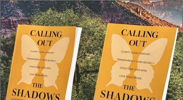 CALLING OUT THE SHADOWS, now in big-print edition