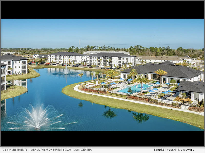 CS3 Investments has closed on Infinite Clay Town Center, a 300-unit Class A apartment community in the Jacksonville metropolitan area