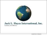 Jack L Hayes International