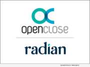 OpenClose and Radian