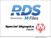 Rapid Deployment Solutions and M-Files Sponsor 2022 Special Olympics
